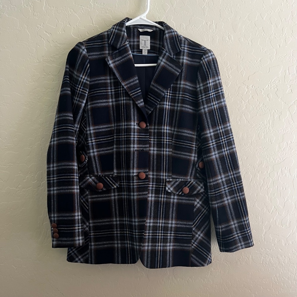 Women’s Tristan Canada Plaid Blazer